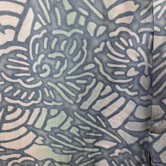 Tommy Bahama Womens Blue Floral Tropical Printed Silk Wide Leg Crop Pants Size 8 - Picture 5 of 8